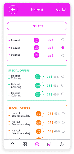 Select Service / Prices